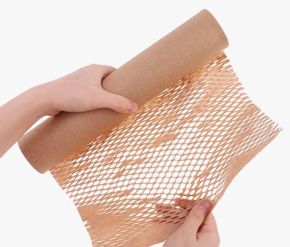 Biodegradable Wrapping Honeycomb Cushion Honeycomb Wrapping Paper Honeycomb Paper Roll