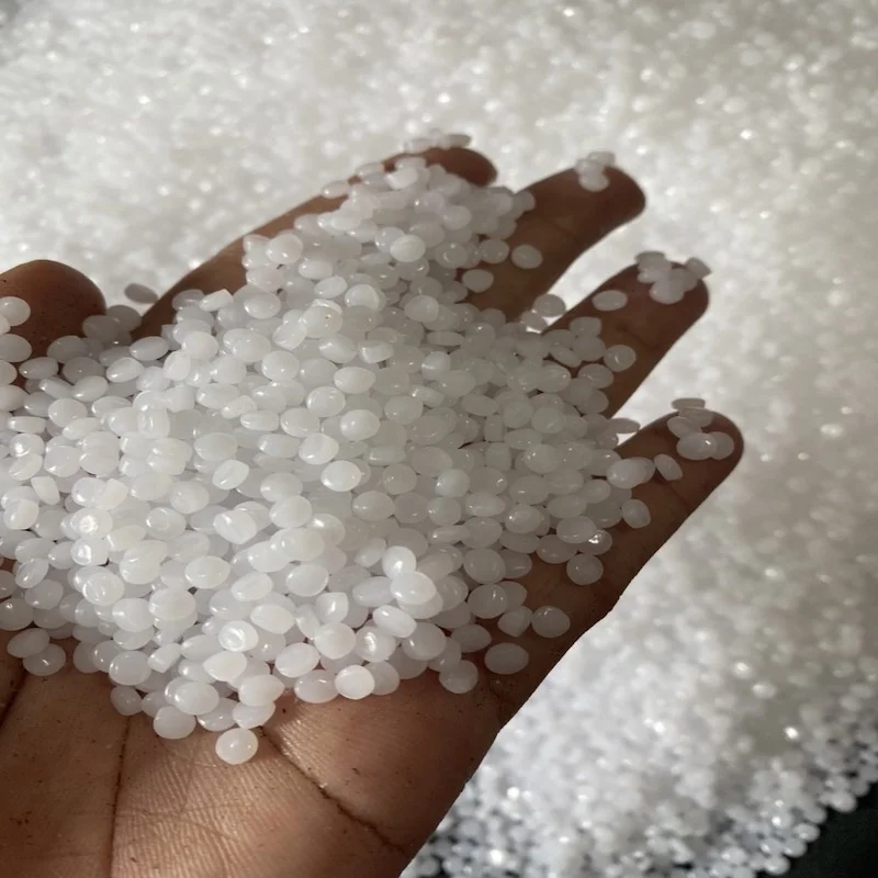 Granules Plastic HDPE Resin High Density Polyethylene Virgin Recycled  HDPE PE100 PE80 Film Material  Natural Origin Grade Place
