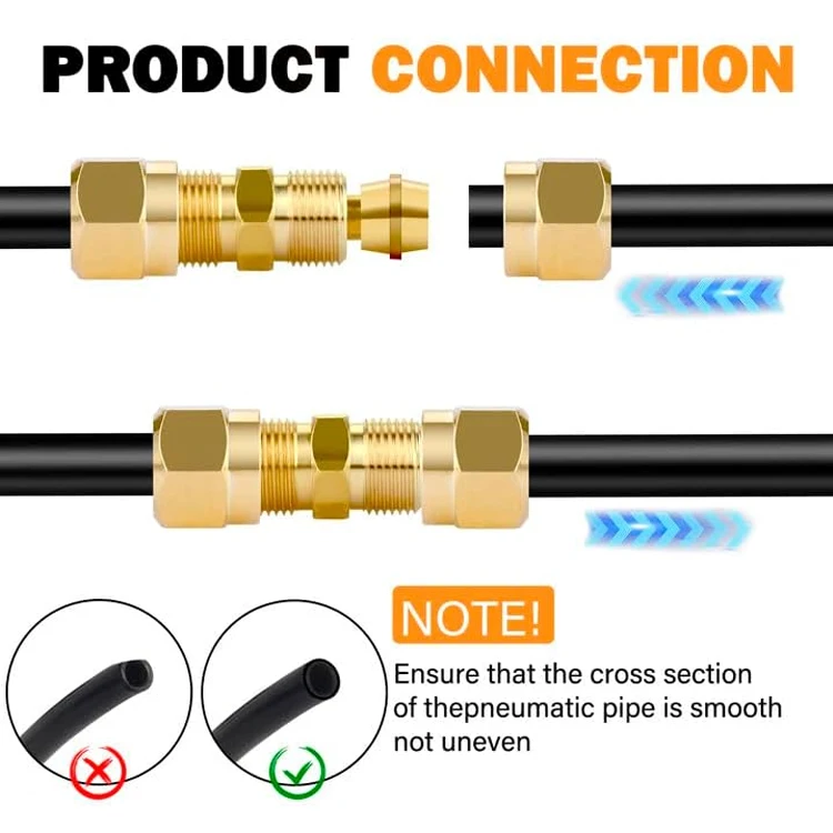 Wholesale Union DOT Air Brake Nylon Tubing Fittings for Air Brakes