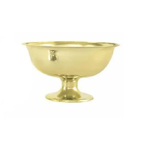 Premium Handmade Organic Fruit Bowl Basket Heart Shape Gold Plated Food Organizer Holder Metal for Home Hotels Wedding Tabletop