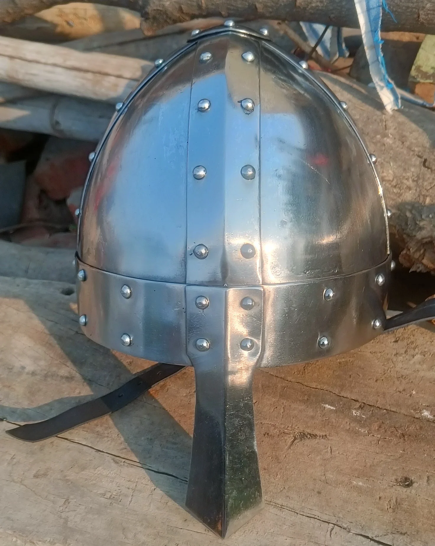 Medieval Norman Nasal Helmet A Full Wearable Armor with Polish Finish Free Liner Best for Decor Collection SCA Christmas Gift