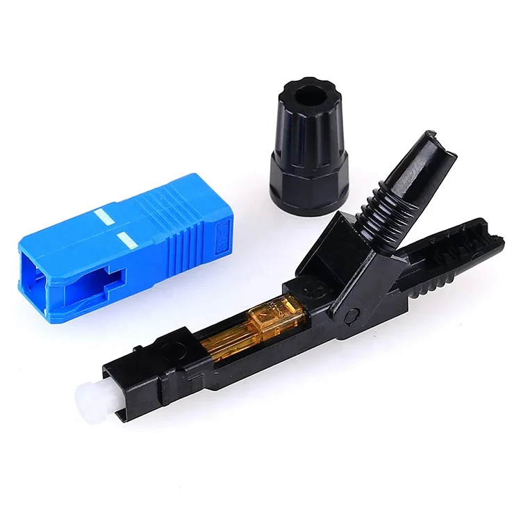 High Quality FTTH Optical Fiber Optic Field Assembly Quick Connector SC APC UPC Fast Connectors