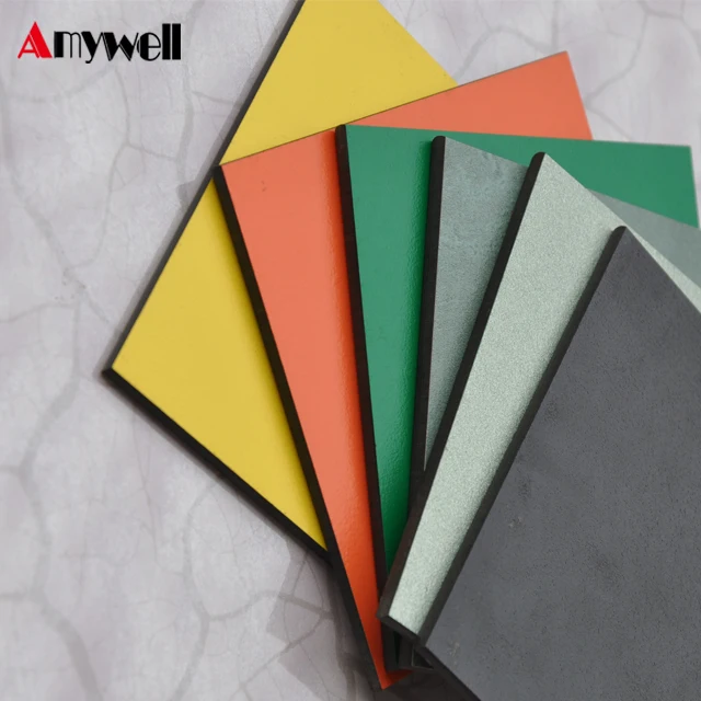 Amywell 10 years warranty anti-uv  hpl exterior panel laminate sheet