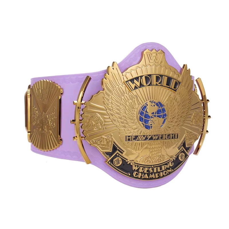 WWE Purple WWE Winged Eagle Championship Replica Title Belt High Quality Manufacturing Heavyweight championship title belts