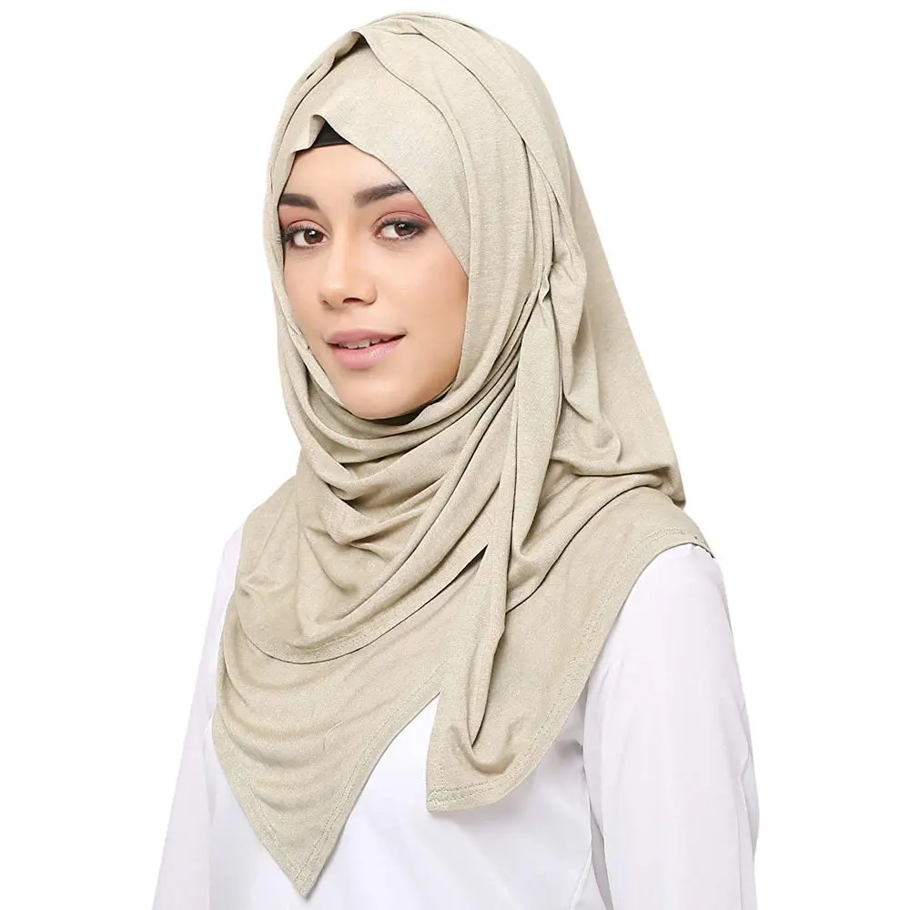 Wholesale Dubai Latest Fashion Tudung Arabic Islam Malaysia Muslim Scarf Georgette Plain Bubble Chiffon Hijab For Women