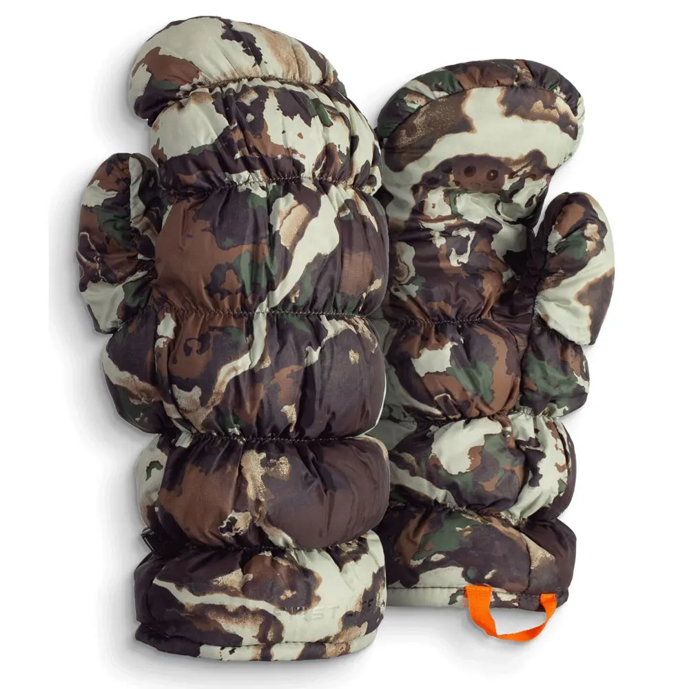 Brooks Down Glassing Mitt Ultralight winter Camo hunting Gloves camo fabric hunting winter gloves