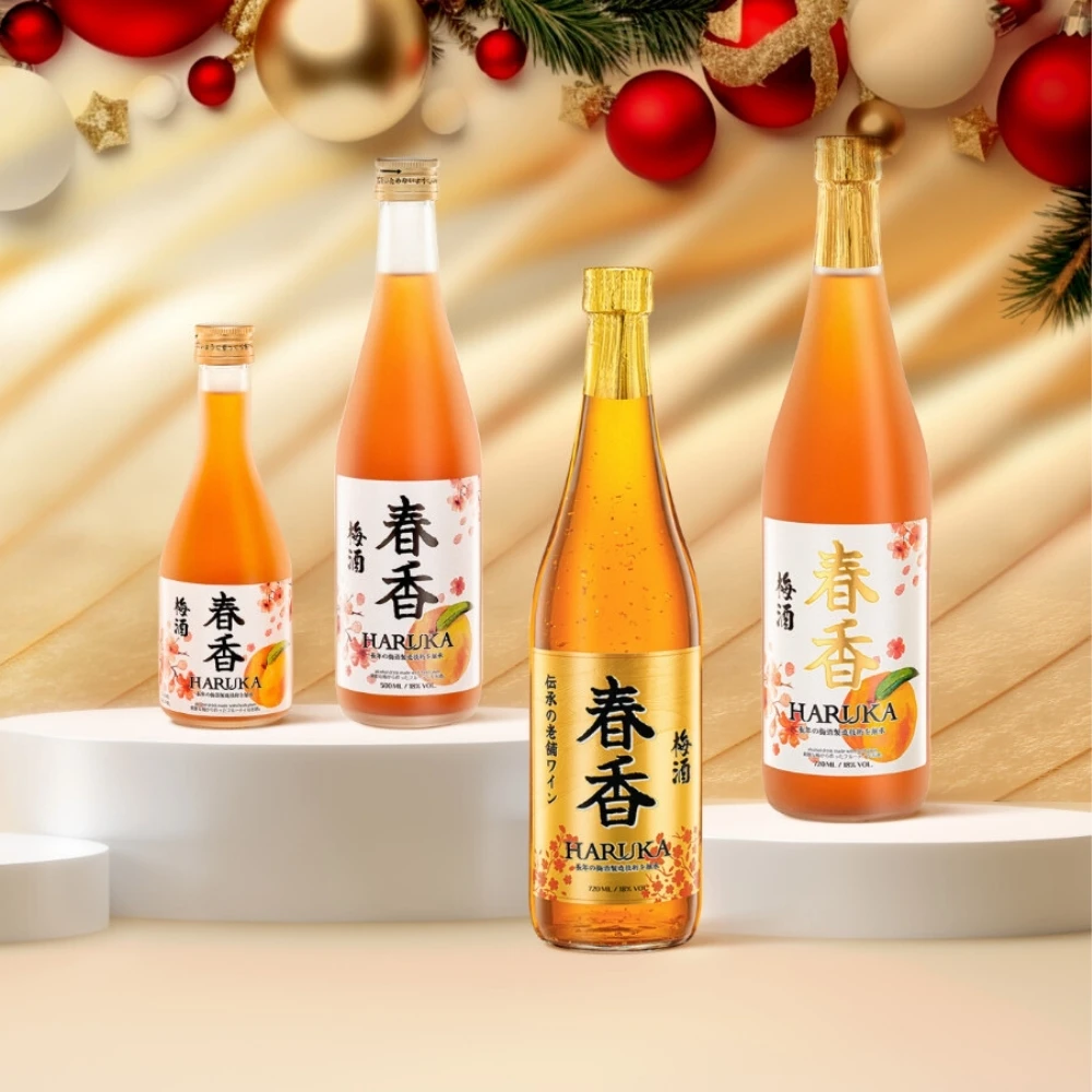 Haruka Umeshu Apricot Wine High Quality Fruit Flavored Best Chilled 720ml Traditional Japanese Drink Vietnamese Manufacturer