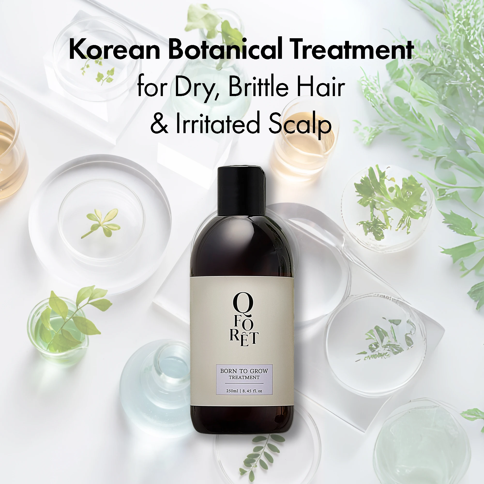 Wholesale QFORET K-Beauty Hair Conditioner - 15 Herbs Nourishment, Instant Softness, Herbal Scalp Care for Damaged Hair