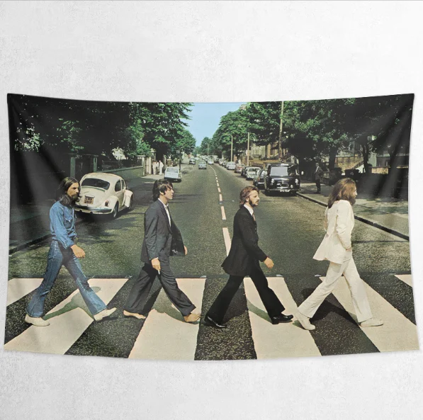 The Beatles американская рок-группа декоративный плакат фон настенная ткань висит гобелен