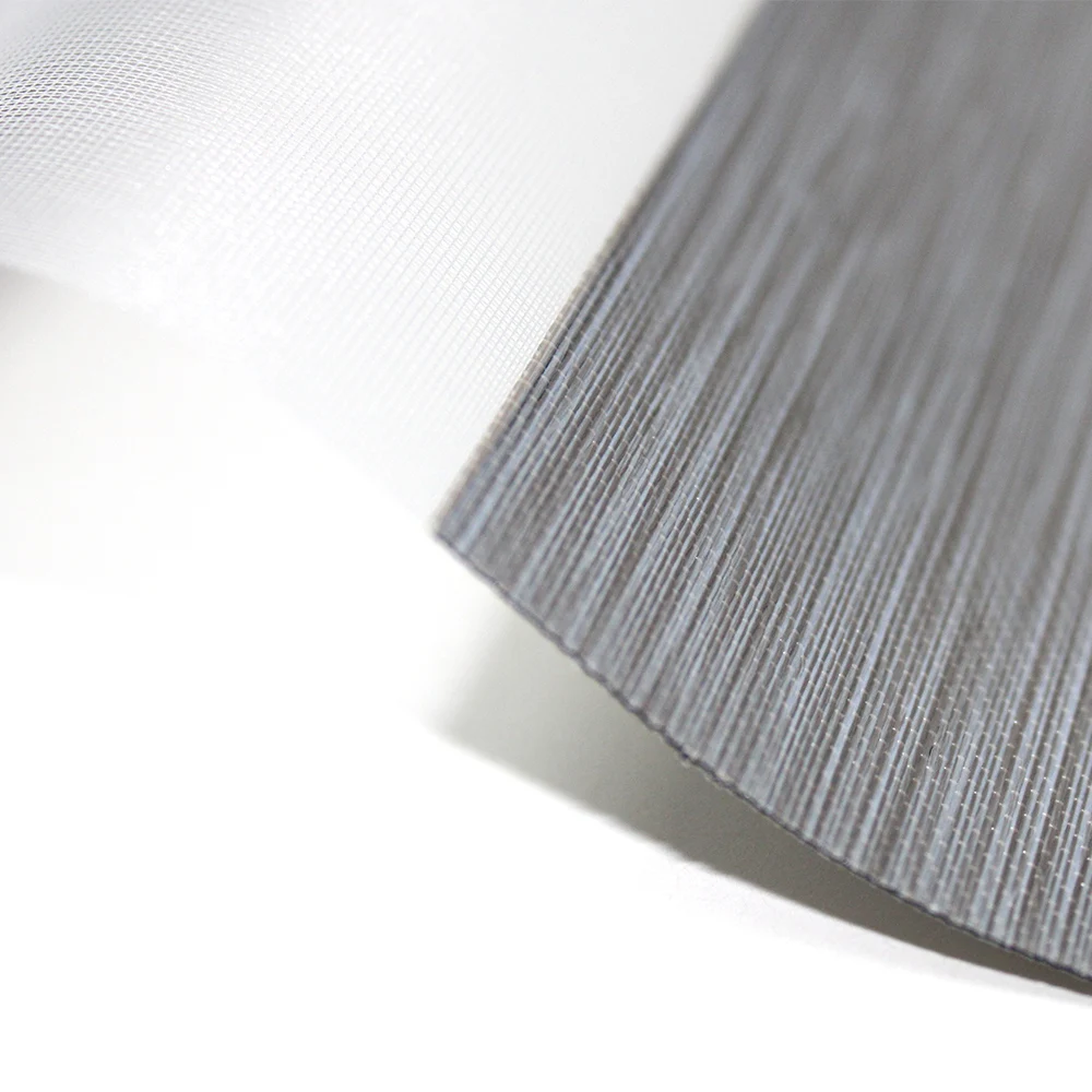 Zebra Blinds Shades Natural Linen Fabric for Living Room windows Imitation 100% Polyester zebra