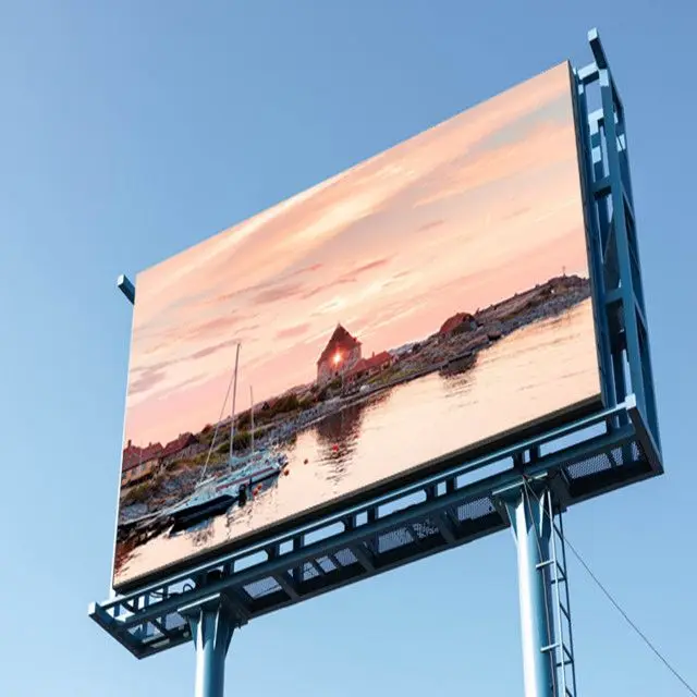 High Resolution Easy Installation Advertising Billboards Front Access Maintenance Outdoor LED Screen