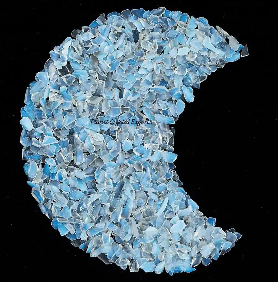 Wholesale Opalite Gemstone Chips Semi-Precious Stone Crafts for Healing and Decoration