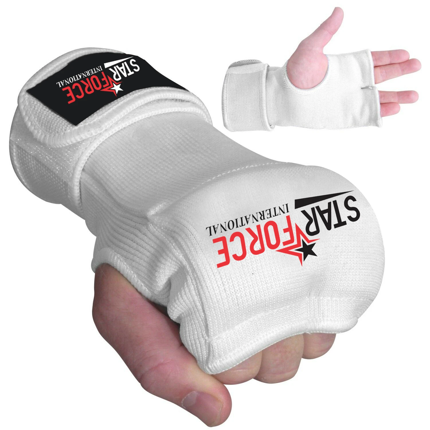 Padded Inner Gloves for Boxing Elastic Hand Wraps with Training Gel Quick Boxing Wraps and Bandages for Men & Women - Wrist