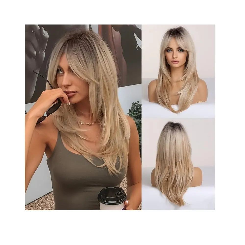 Wholesale Popular Good Quality  Human Hair Wigs Lace Closure Wig  Cuticle Aligned Remy Hair Natural Color