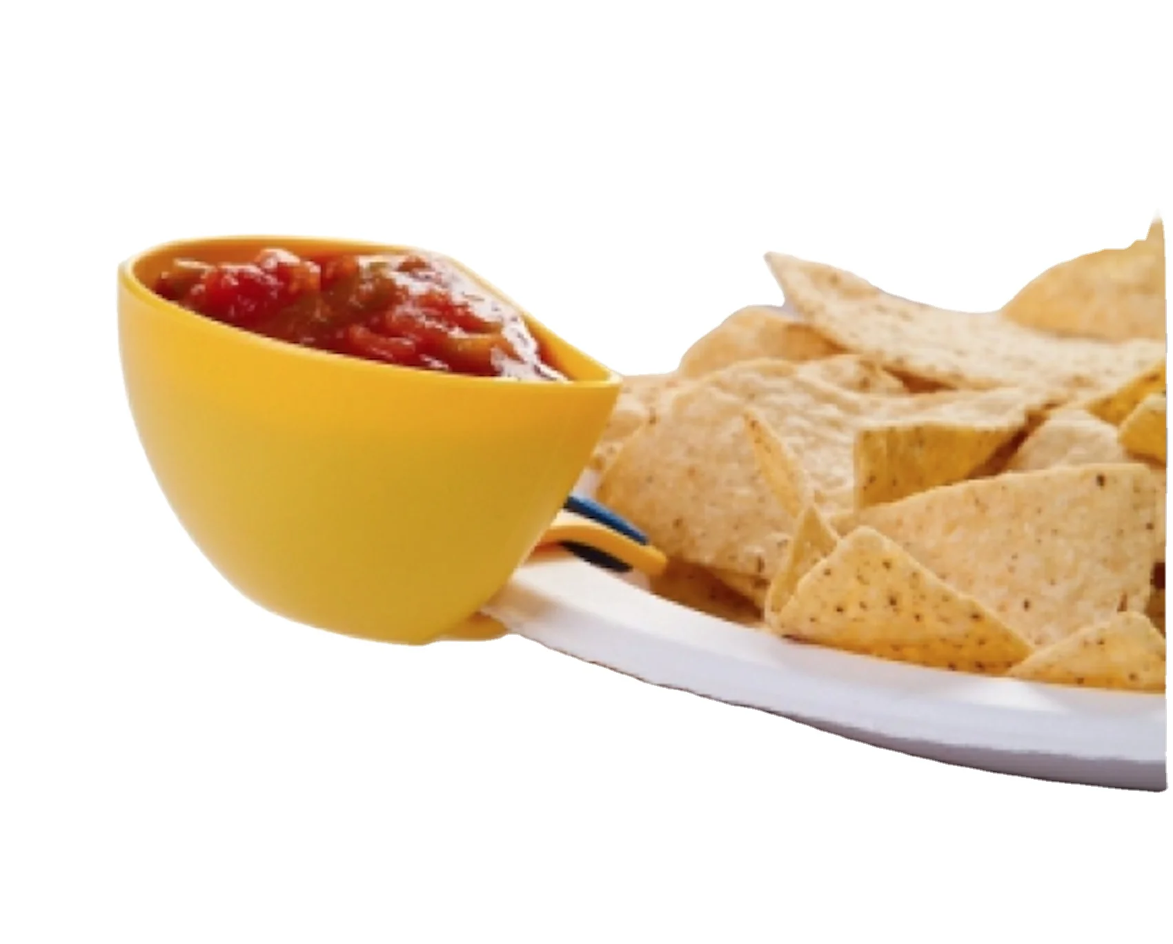 Clip on Dip Cups; Plate Partners - 4Pcs/Set