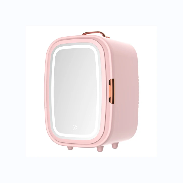 Hot sell portable cosmetic skincare refrigerator make up beauty smart fridge glass door mini fridge