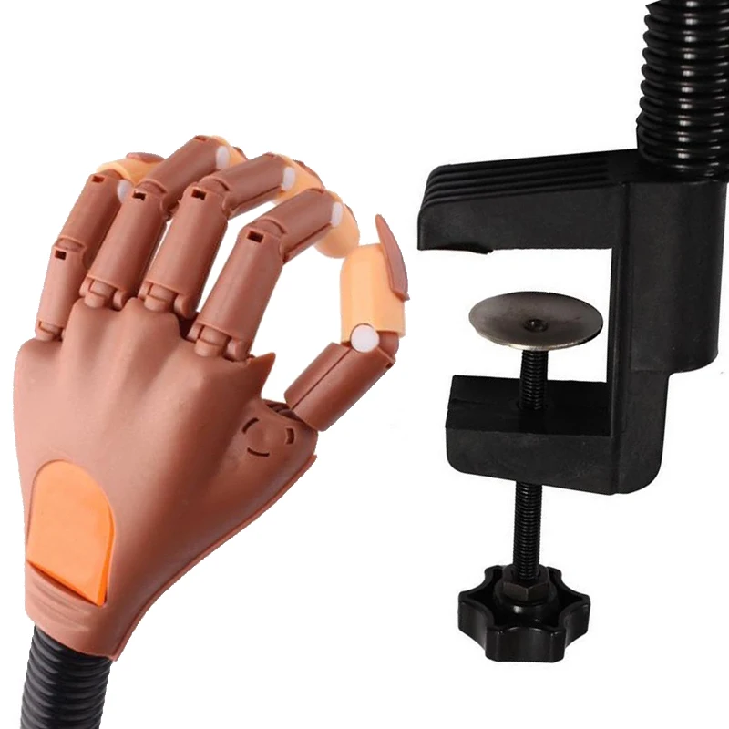 Hot sale Professional 100pcs Flexible Movable Nail Tools Kits Nail Training Practice Hand for Acrylic Nails