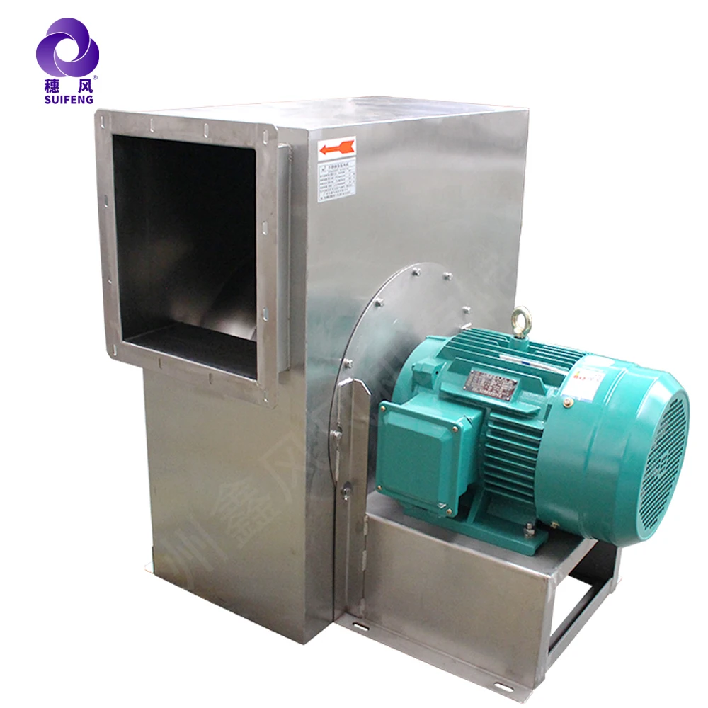 4-72 Series Blower for Rice Whitener, Husker, Polisher Duct Fan Centrifugal Fan 220V/380V Mill AC Pinyang CN;HUB LC TT 5.5kw