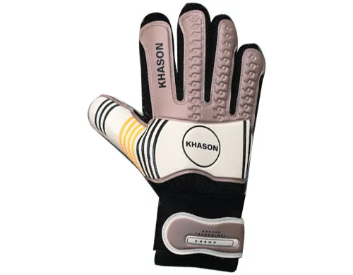 Football Professional Goalkeeper Gloves High Quality Sporting Goods Adult Men Black Leather Latex Red White Blue Logo Finger Pcs