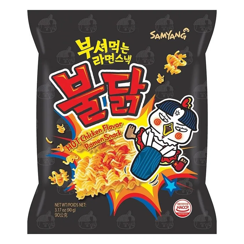 Оптовая продажа кукурузных чипсов samyang лидер продаж экзотические закуски картофельные чипсы палочки 50 г