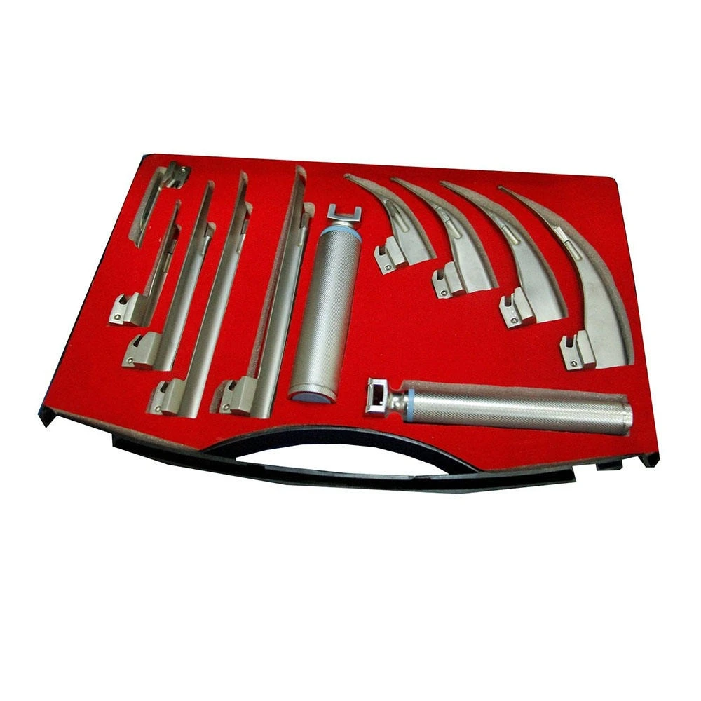 High Quality Mac And Miller Laryngoscope Set diagnose of Throat High Quality Surgical Instrument Stainless Steel surgery kit