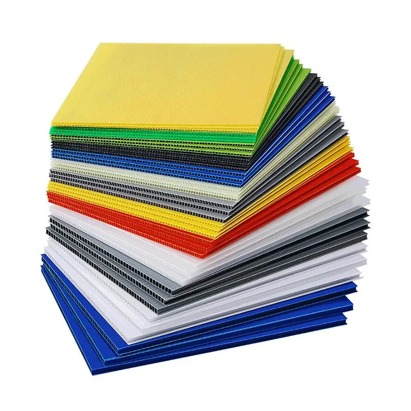 New Customizable Colors Food Grade Guaranteed Quality PP Flute Board for Building Boards Use from India