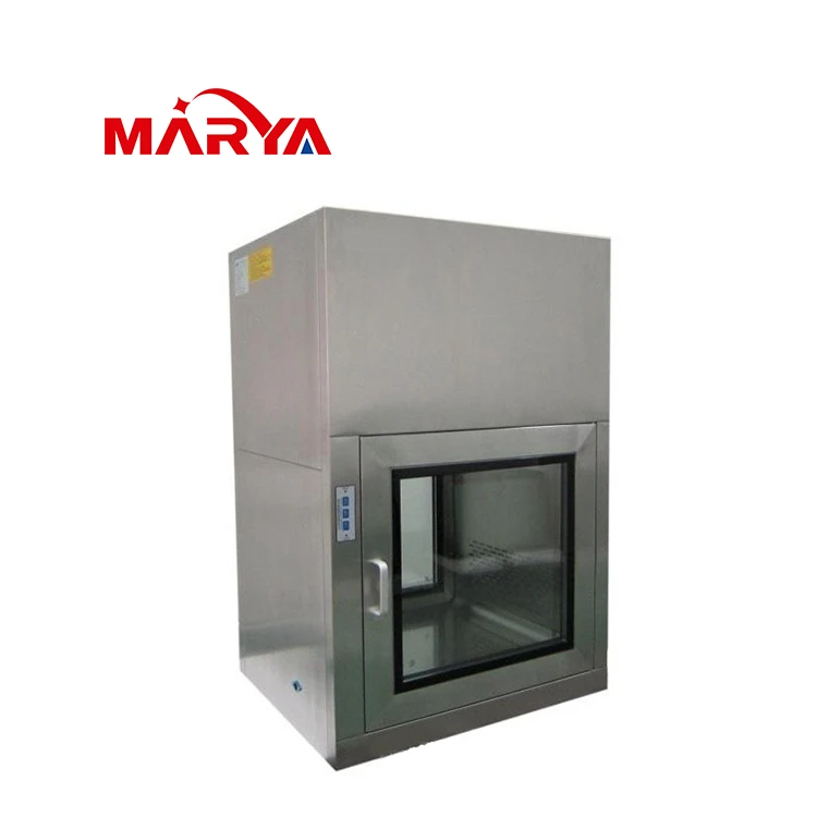 Shanghai Marya Stainless Steel Pass Box Static Type Electrical Interlock Clean Room Passbox