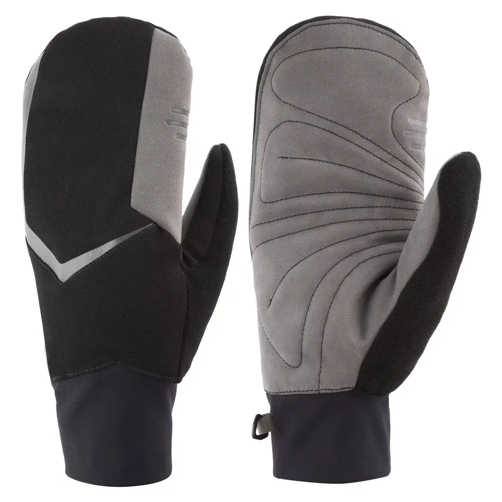 Fashion Winter Warm Waterproof Cowhide Leather Unisex Snowboard Mittens Gloves