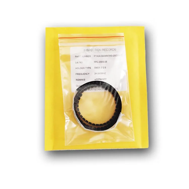 Free Sample CHIPSUN SMD 7050 Crystal Resonator 8.000MHz, 20pF 20ppm Quartz XTAL Resonator passive electronic components