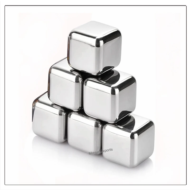 Stainless Steel Ice Cube Whiskey Stones