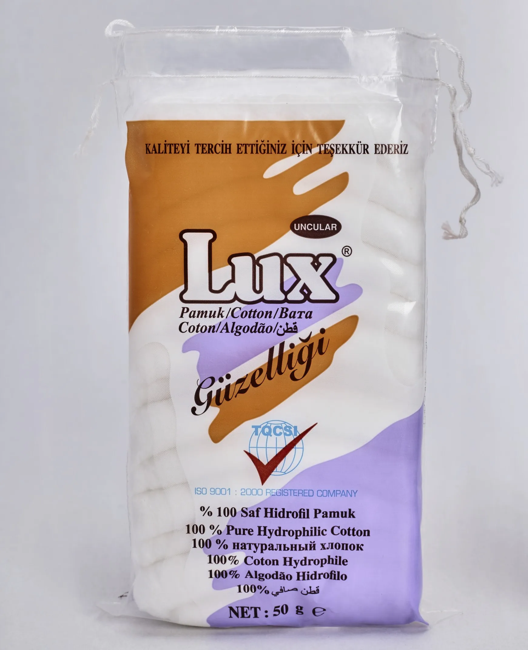 UNCULAR Cotton Wool Zigzag  50gr Face Care beauty products  First Class Quality cotton pads