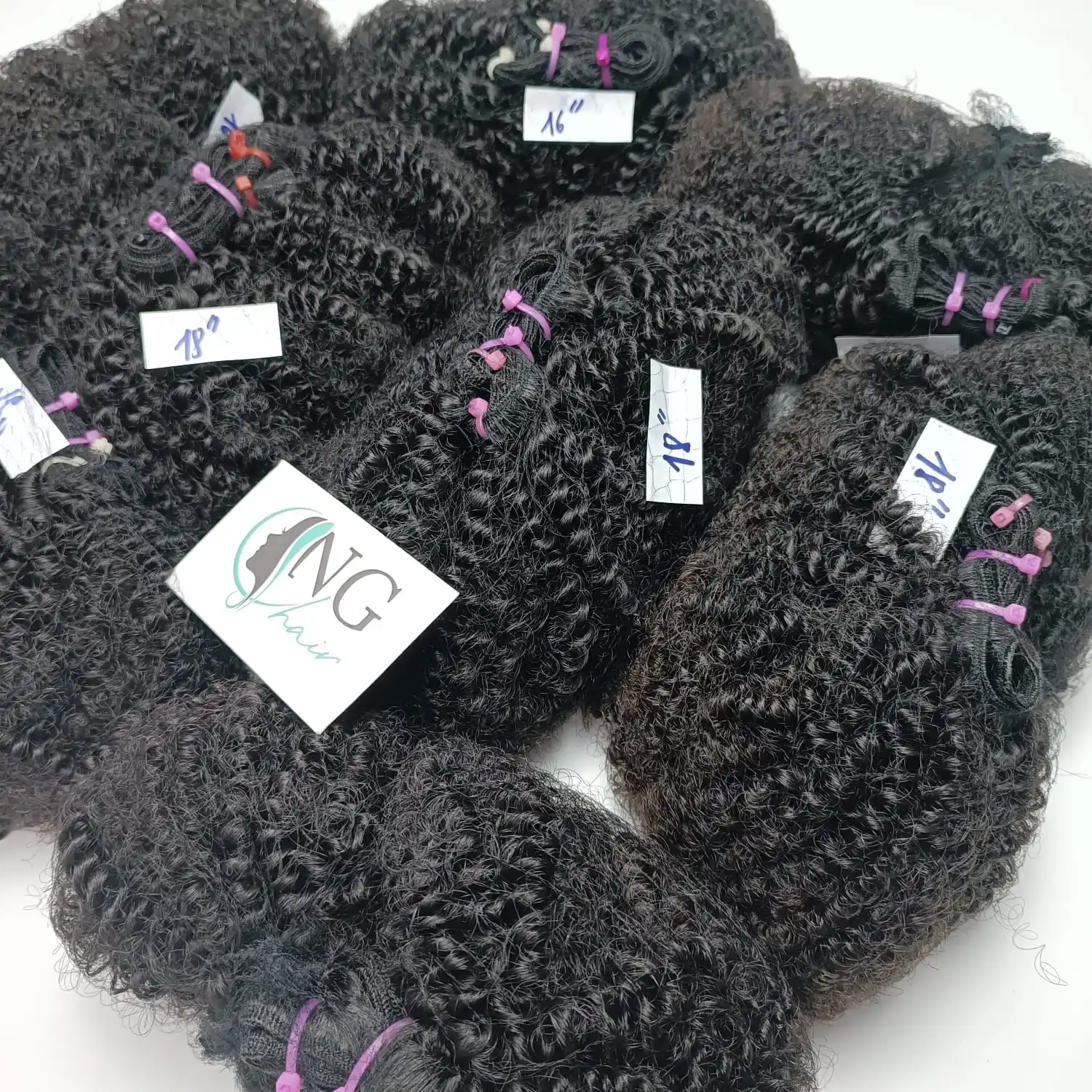 Vietnamese Raw Virgin Afro Kinky Curly Weft Hair Extensions Kinky Curly Human Hair 4C Kinky Weft hair bundles