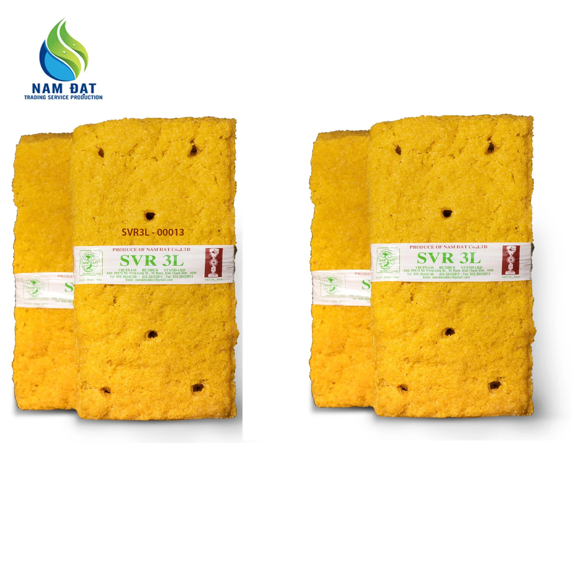 SVR3L - 00013 - Vietnam 170 mm 5mm Flexible Rubber Raw Materials Wholesale Cheap Price SVR 3L (TSR 3L) Nam Dat Natural Rubber
