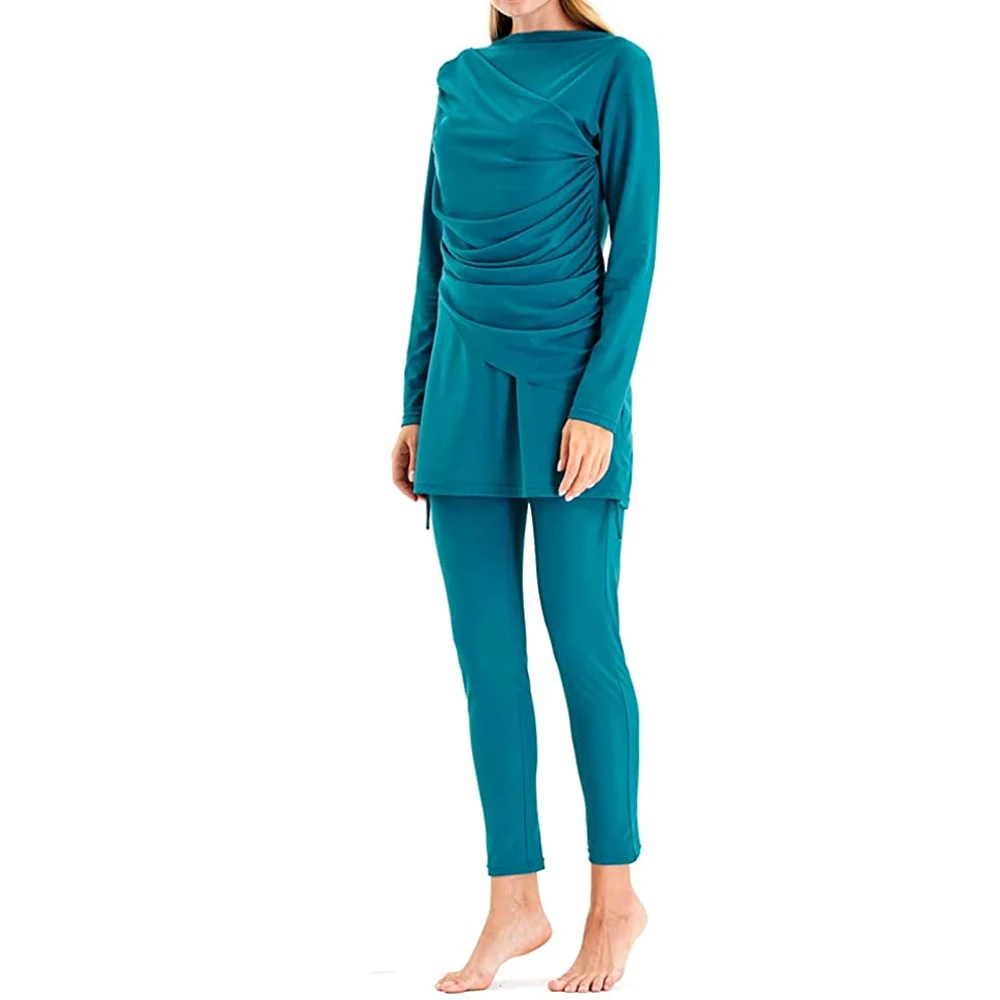 Stylish Islamic Women Beachwear Swimwear Manufacturer 2022 Luxury Waterproof Fabric Swimsuit