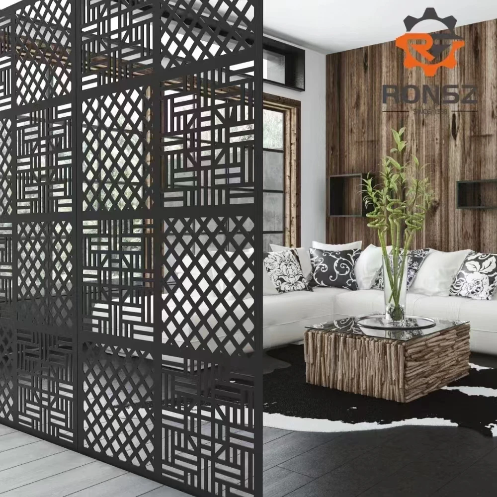 Chinese Screens carve Room Dividers Partitions Screen Room Divider Foldable With Door Decorative Panel Laser Cut Screen