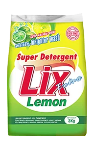 Best Seller 1KG Lemon Scented Rich Foam Detergent Washing Powder for Laundry and Apparel Packaged in Bags Stocked Feature