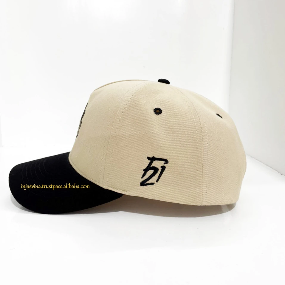 Wholesale Hot Trending Fashion Hat Baseball Caps 100% Cotton Fabric 5 Panel Custom Logo High Quality Custom Design Dad Hat