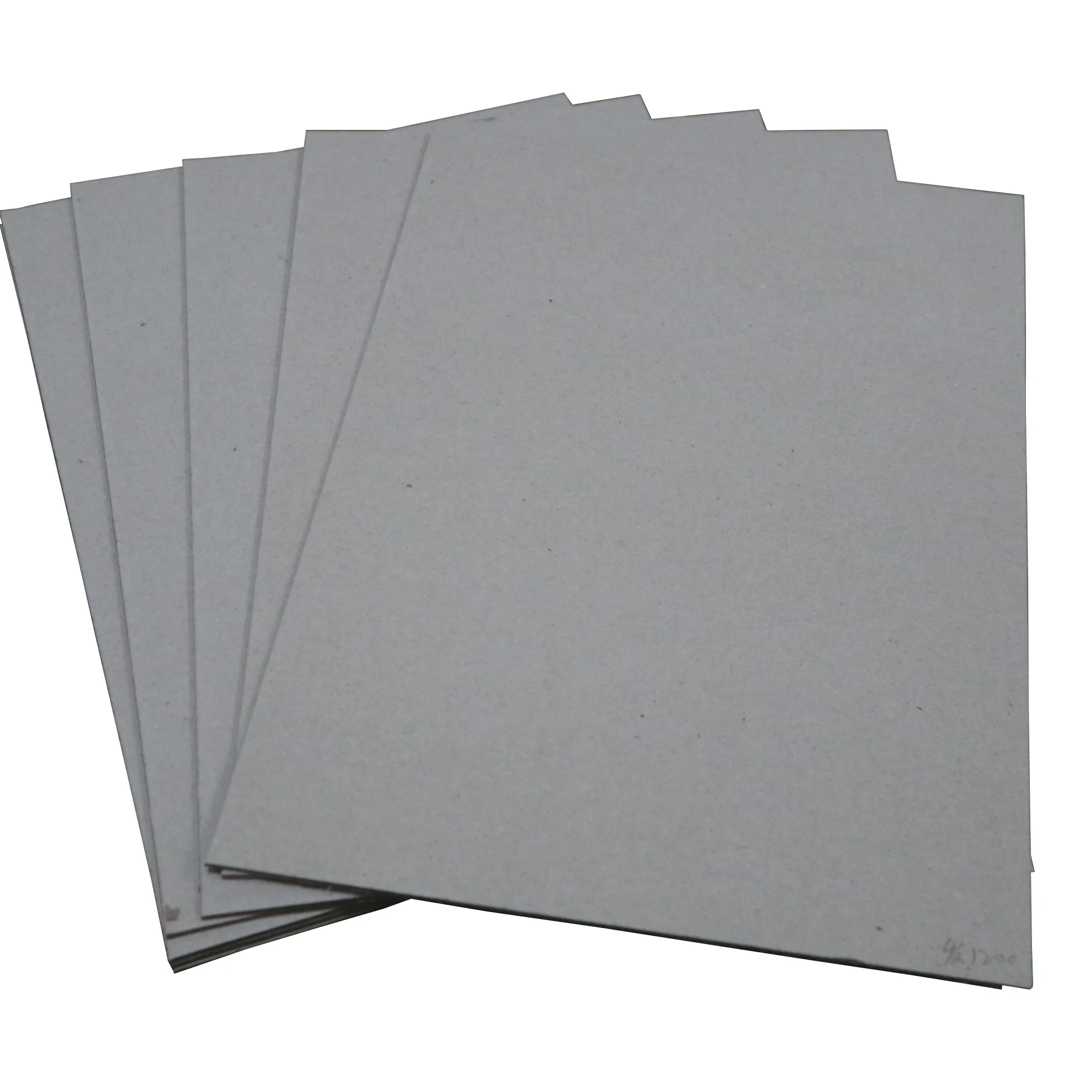 Grey Cardboard 500gsm Recycled Laminated Grey Chip Board Sheet Paper