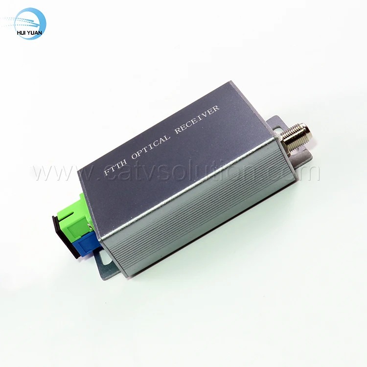 FTTH 1550nm CATV+SATV WDM Optical Receiver satellite 1 Output Fiber Optical WDM Mini Node Receiver