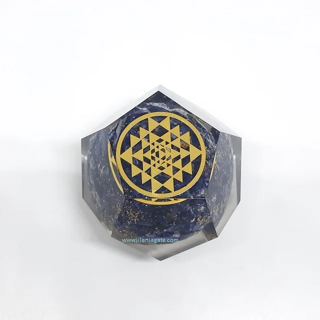 Top Sale Crystal + Aquamarine Gemstone Orgone Dodecahedron Flower Of Life Healing Crystal Balancing Chakra |Buy Jilaniagate