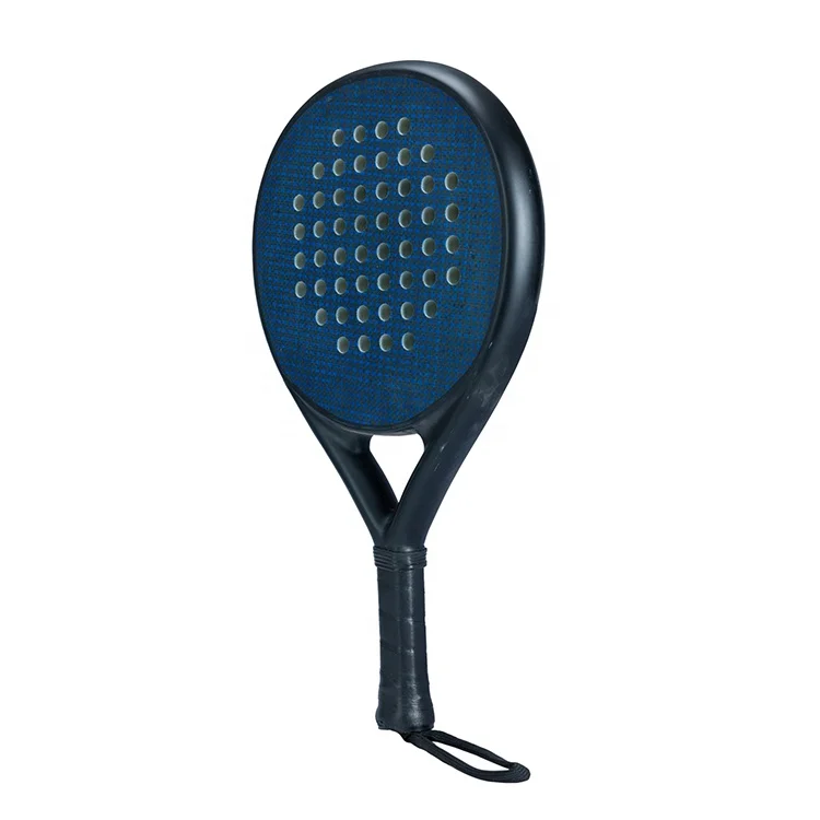 High End Hot Selling Diamond Teardrop Round Shape Custom Logo Carbon PadelFactory Price High Quality 3K Carbon Padel Racket