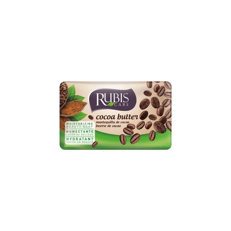 Rubis  6 x 110 gr Individual Paper Wrapped Beauty Skin Care for Hand  and Body Cleaning Cocoa Butter Variant Soap