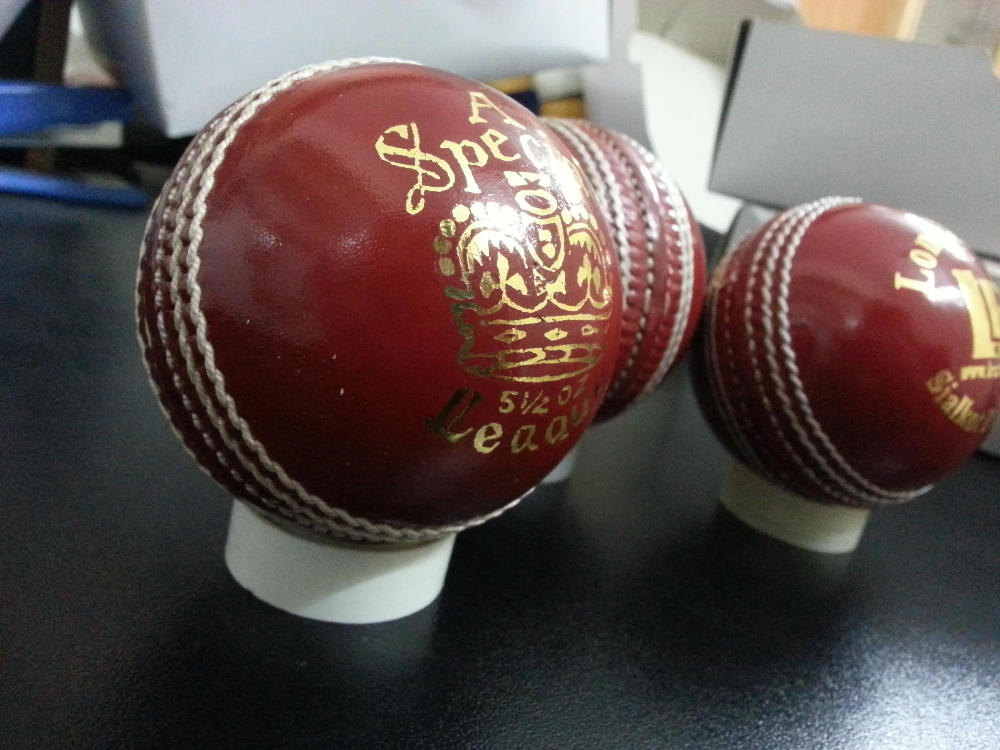 Genuine Custom Designed Pure Leather Cricket Ball Hard Test Match Ball Hot Sale Product