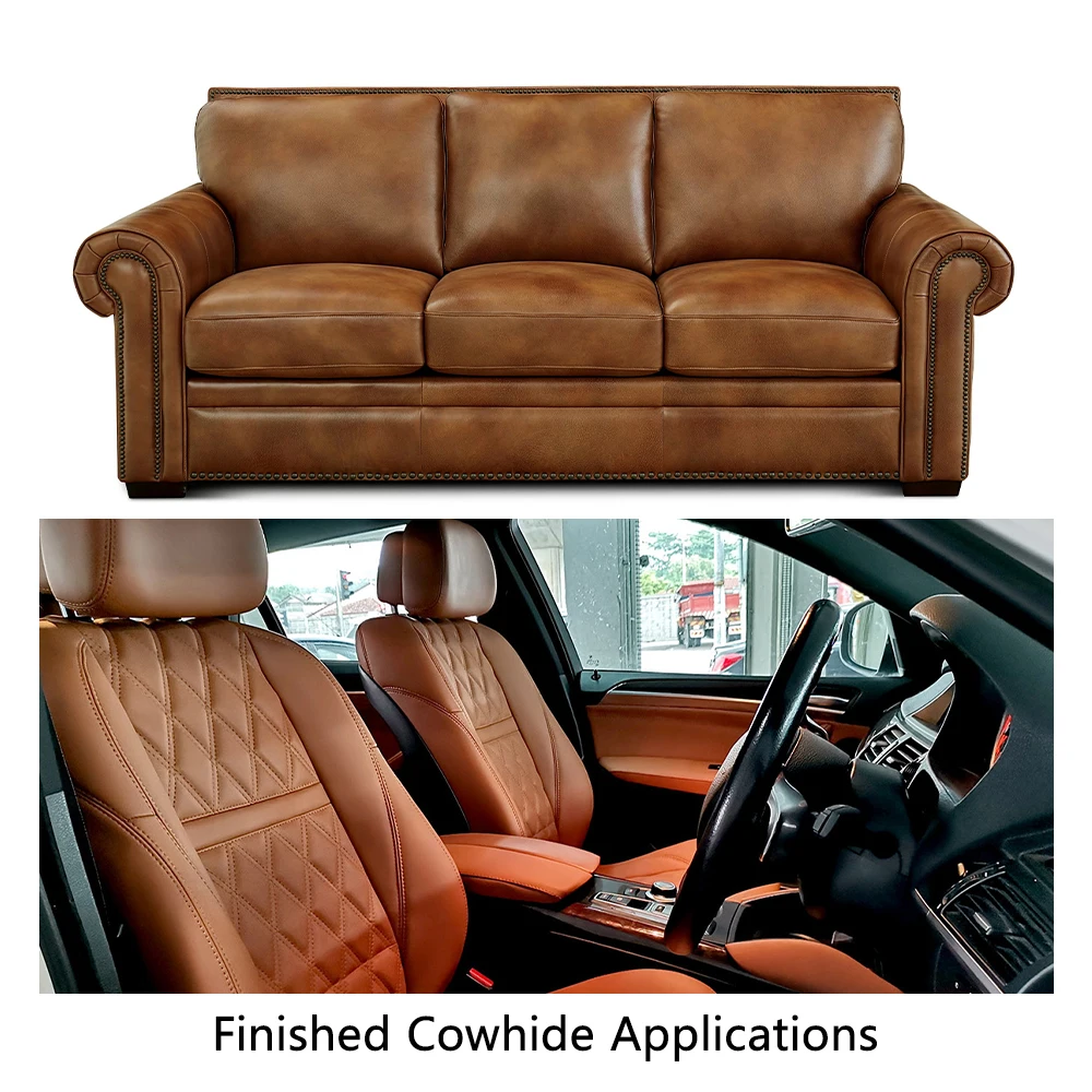 Wholesale High quality and Organic ecolog leather real allig skin kulit sapi for car seat and interior and sofa