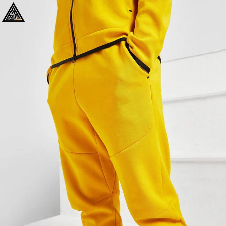Wholesale OEM Tracksuit Zipper Hooded Jogging Men Jogger Track Suit Wholesale Adult Jogging Suit Cheap Sports Training Tracksuit