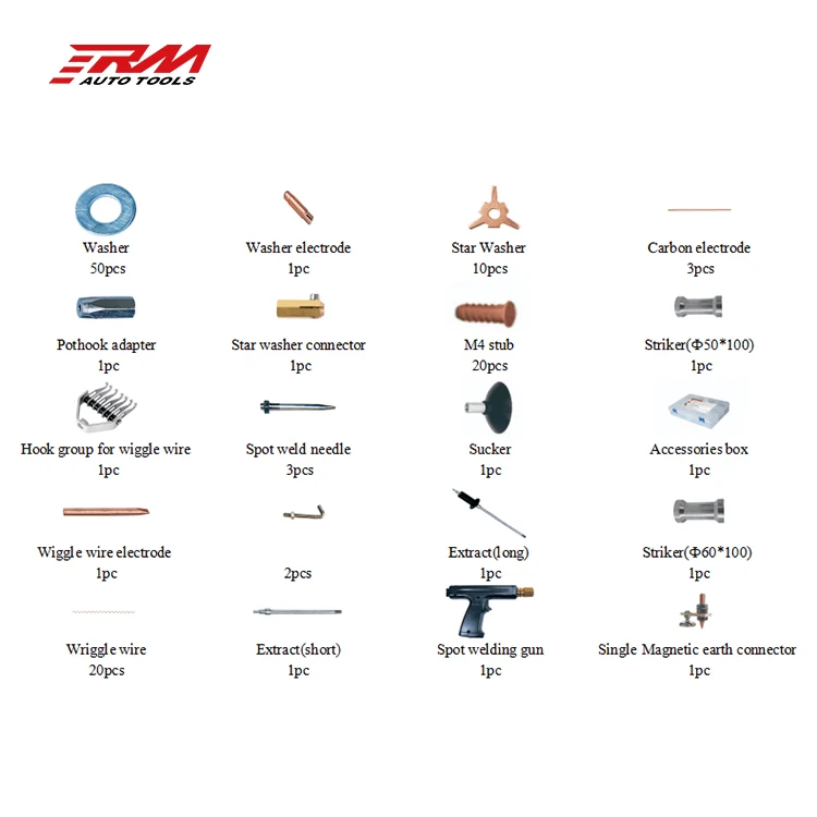 steel car body spot welder welding dent puller auto body dent repair equipment