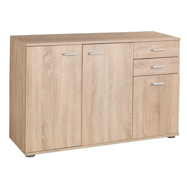 Top grade Flat Style Natural Wooden Color Two Door Drawers and Shelves with high quality from Vietnamese Suppliers