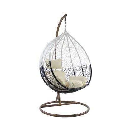 Factory Supply Buy 4 Get 1 Free Original Patio Rattan /Wicker Furniture Egg Shape Swing Chair