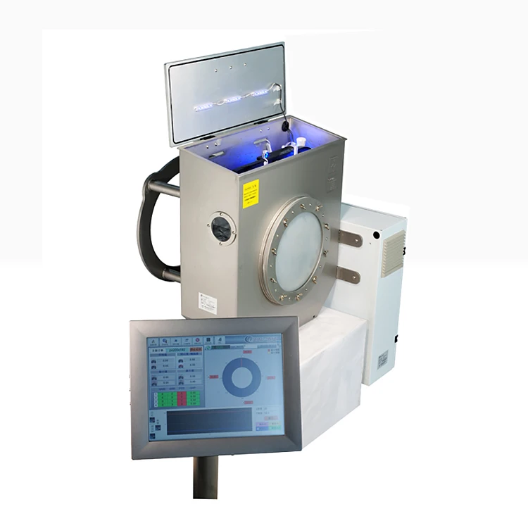 24 hours monitoring Online ultrasonic wall thickness test machine for plastic pipe