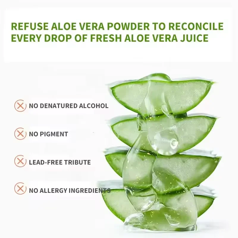 Nature OEM ODM 92% Soothing Gel Anti Acne Private Label Aloe Vera Gel for Skin After sunshine Aloe Vera Gel Customization